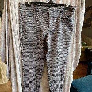 Banana Republic Grey Chinos Women's Size 0 Regular Rayon Sloan Pants